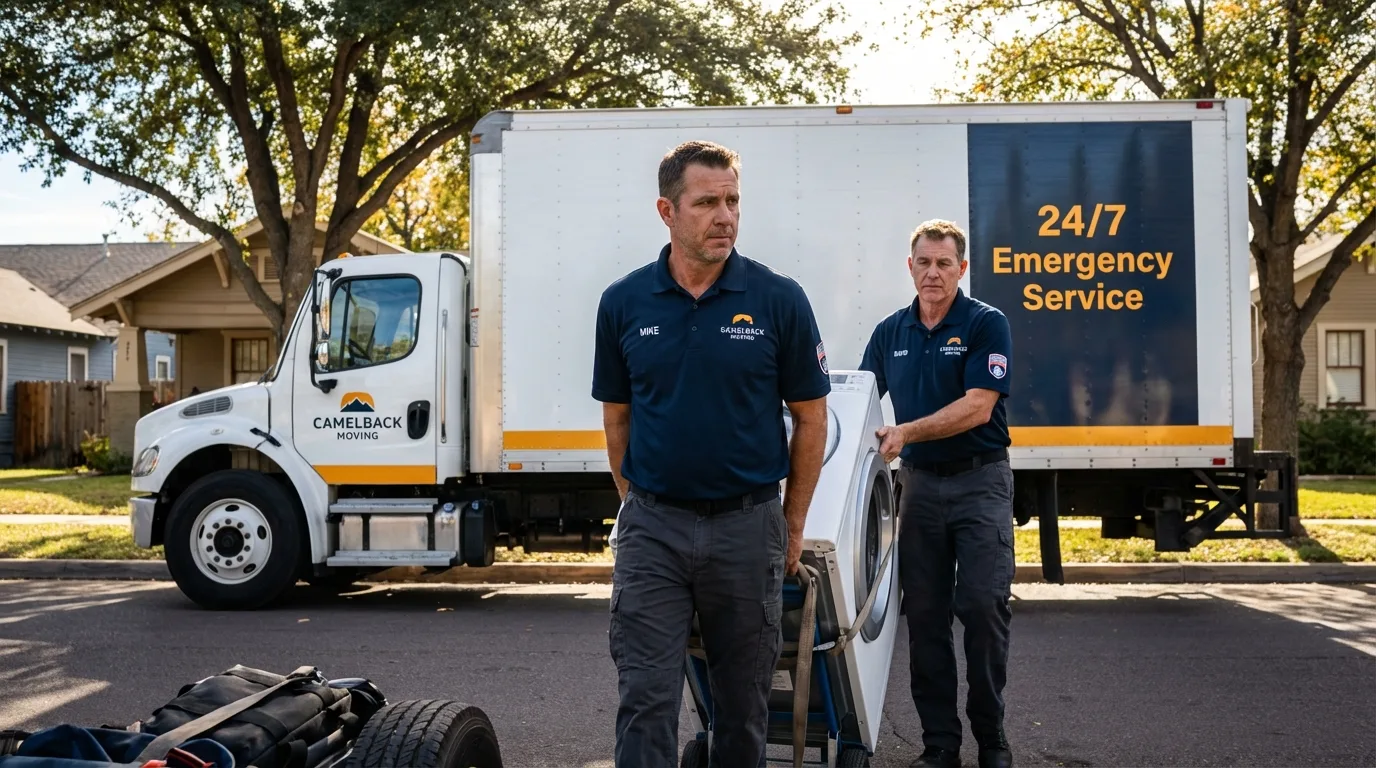 CamelBack Moving crew loading furniture in Harvey, LA